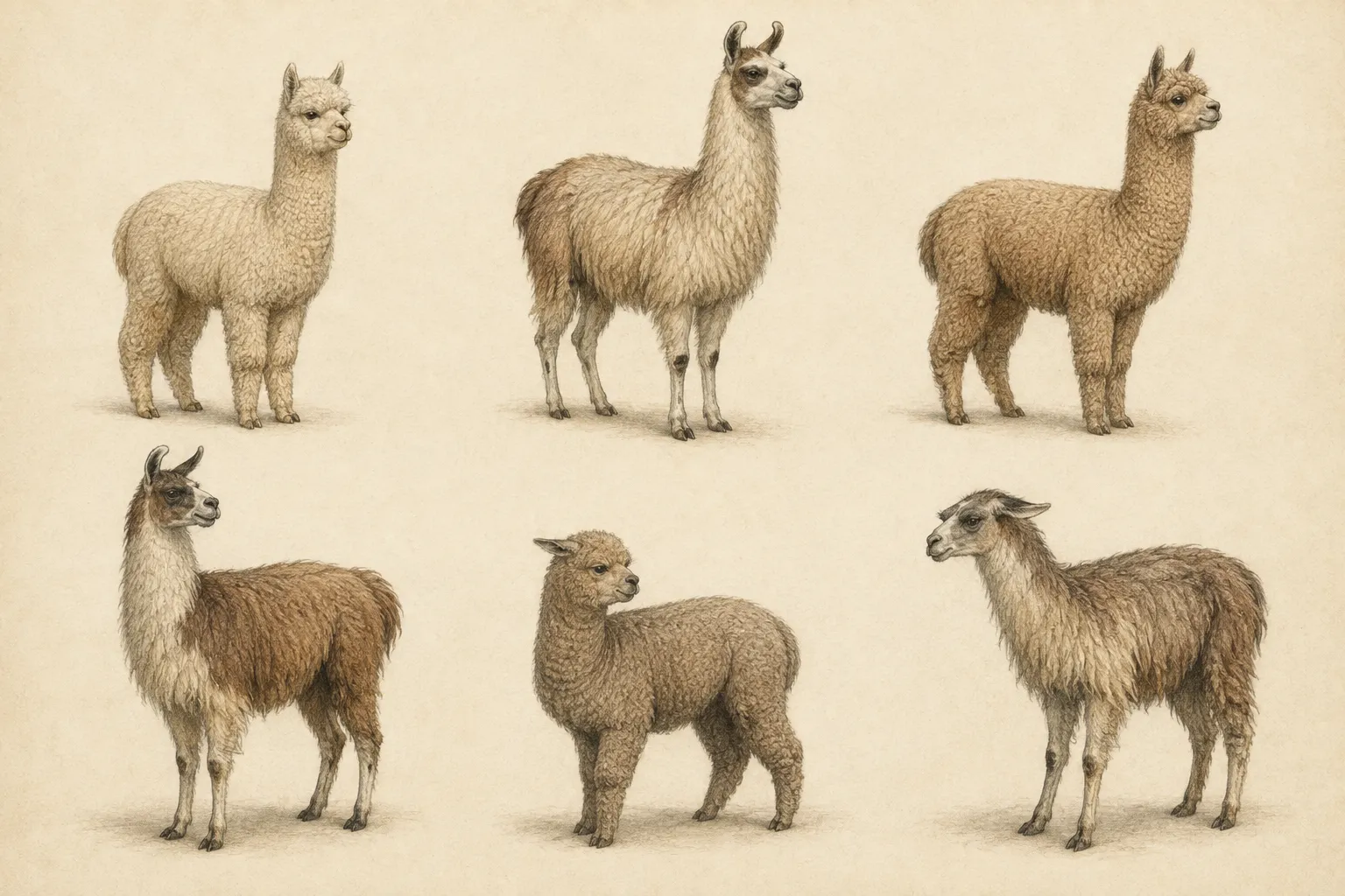 Illustrated field guide to alpaca and llama body-language signals