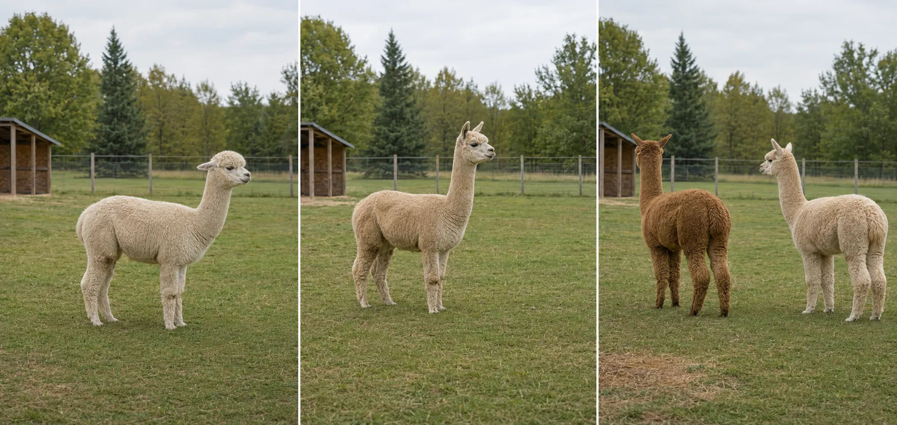 Body-language warning signs before an alpaca spits