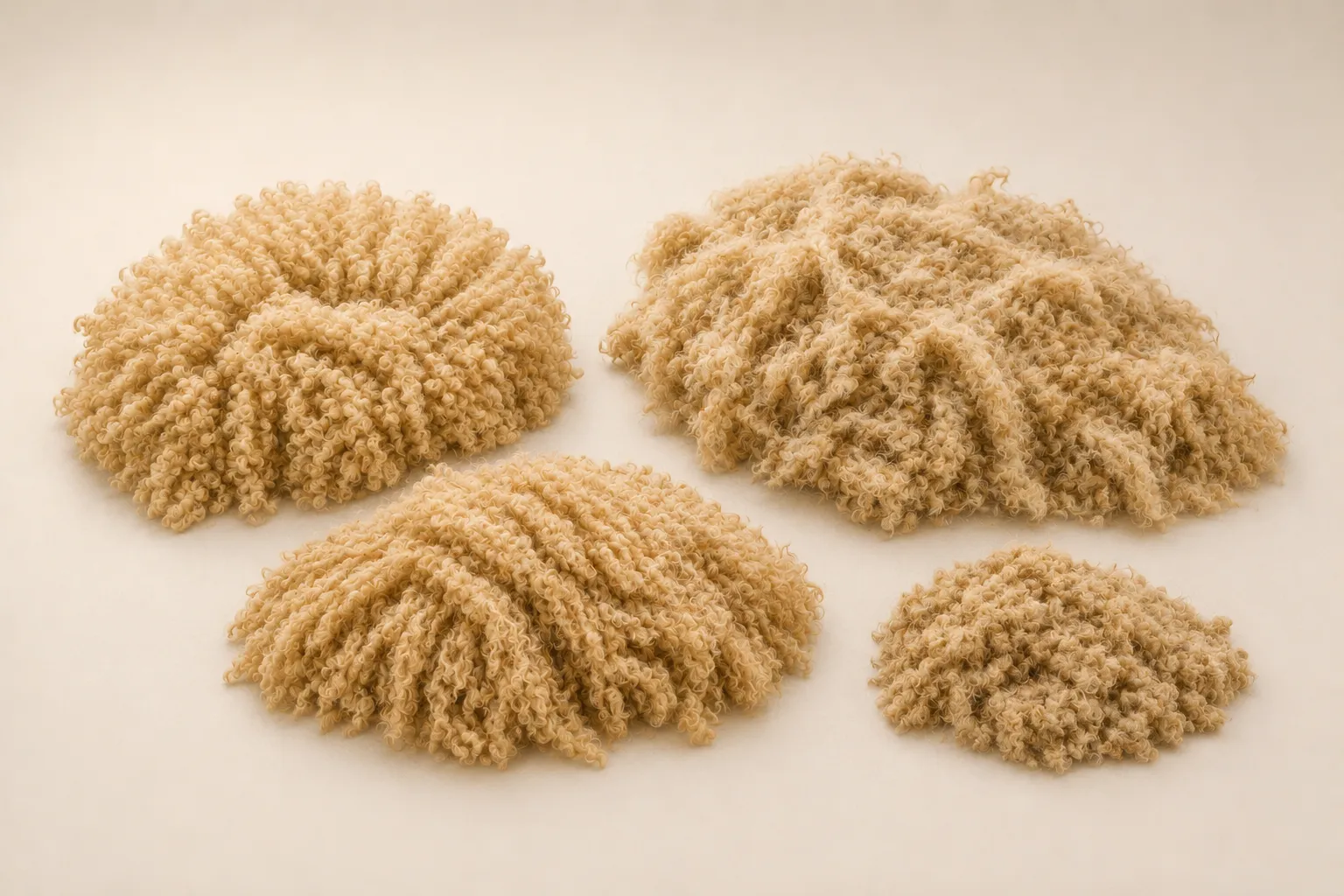 Sorted alpaca fleece